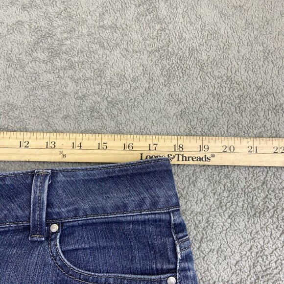 Lee Riders Jeans Women's 14 L (Fits 35x33) Blue Boot Cut‎ No Gap Waist Mid Rise - Picture 6 of 14